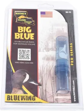 Bb10 Haydels Game Calls Big Blue Teal Duck Call