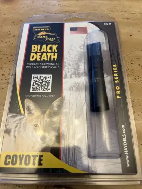 Bd-11 Haydels Game Calls Black Death Coyote Call Bd11 New Howling And Distress Bd-11 Haydels Game Calls Black Death Coyote Call Bd11 New Howling And Distress