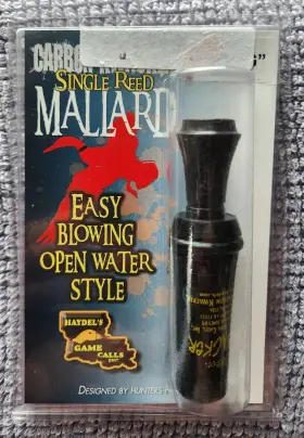 Ck1g Haydels Game Calls Haydel Ck-1 G Single Reed Carbon Kwacker Mallard Duck Call Ck1g Haydels Game Calls Haydel Ck-1 G Single Reed Carbon Kwacker Mallard Duck Call