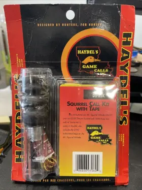 Ds-85k Haydels Game Calls Inc. 086666970604 Vintage Kit Mr. Squirrel Whistle And Call With Cassette Tape Nos