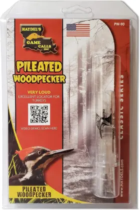 Pw-90 Haydels Game Calls Inc. 711181587524 Pileated Woodpecker Call Turkey Locator Pw-90 Haydels Game Calls Inc. 711181587524 Pileated Woodpecker Call Turkey Locator