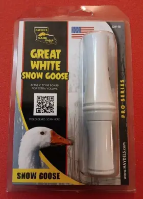 Gw-18 Haydels Game Calls Inc. Great White Snow Goose Call Gw-18 Haydels Game Calls Inc. Great White Snow Goose Call