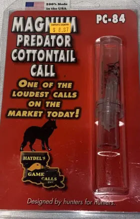 Pc-84 Haydels Game Calls New Haydel S Magnum Predator Cottontail Call Coyote Fox Bobcat Pc-84 Haydels Game Calls New Haydel S Magnum Predator Cottontail Call Coyote Fox Bobcat