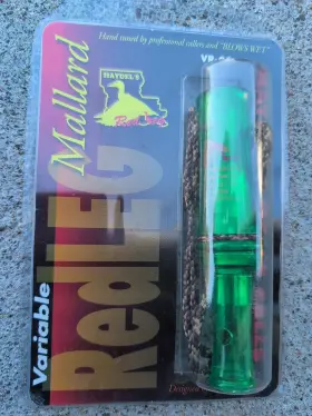 Vr-00 Haydels Game Calls Haydel - Mallard Duck Call Variable Red Leg New