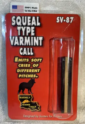 Sv-87 Haydels Squeal Type Varmint Call - Soft Distress Cries Coyote Bobcat Fox Sv-87 Haydels Squeal Type Varmint Call - Soft Distress Cries Coyote Bobcat Fox