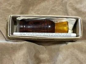 C154 Herters No. 154 Indian Glodo Neoprene Reed Duck Call In The Box With Manual