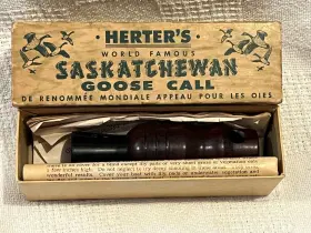 C155 Herters Nice No. 155 Saskatchewan Goose Call In The Box With Paperwork