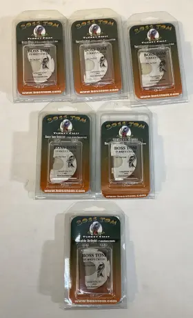 06950 Hs Strut Boss Tom Turkey Calls Lot Of 6