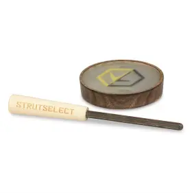 Hs-str-100166 Hs Strut New H.s. Select Closing Time Glass Pot Call Frosted Striking Surface Hs-str-100166 Hs Strut New H.s. Select Closing Time Glass Pot Call Frosted Striking Surface