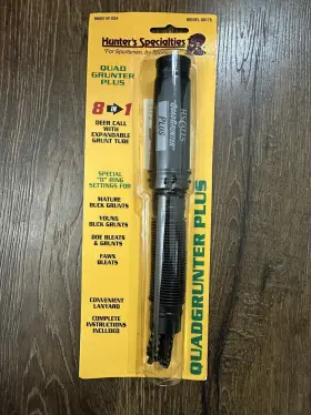 00175 Hunters Specialties Vintage Hunter S Quad Grunter Plus Deer Call Hunting