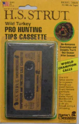 00893 Hunters Specialties Turkey Pro Hunting Tips Cassette