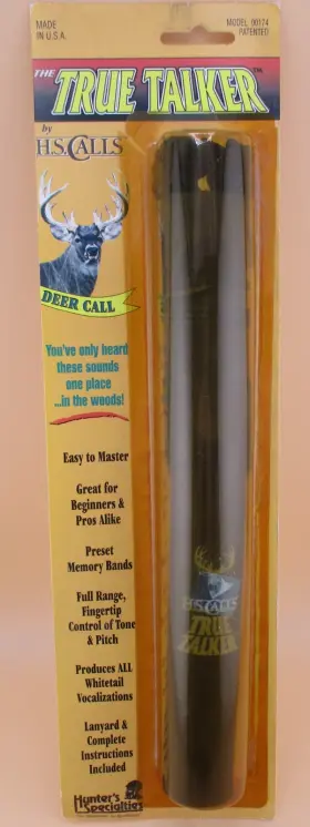 Hunters Specialties 021291001743 True Talker Deer Call # 00174 - New In Package Usa Hunters Specialties 021291001743 True Talker Deer Call # 00174 - New In Package Usa