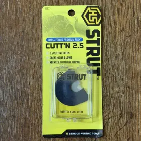 Hunters Specialties 021291059232 New Strut Small Frame Cuttftn 2.5 Turkey Mouth Call / 1 Pack