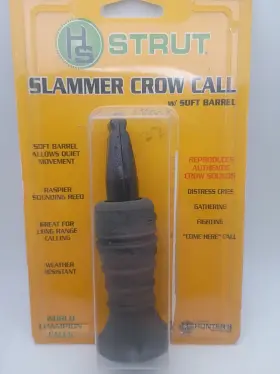 06976 Hunters Specialties New Slammer Crow Call Soft Barrel Game Bird 06976 Hunters Specialties New Slammer Crow Call Soft Barrel Game Bird