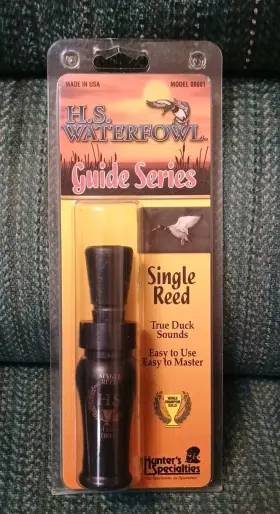 08001 Hunters Specialties Hunter Guide Series Single Reed Duck Call #08001 08001 Hunters Specialties Hunter Guide Series Single Reed Duck Call #08001