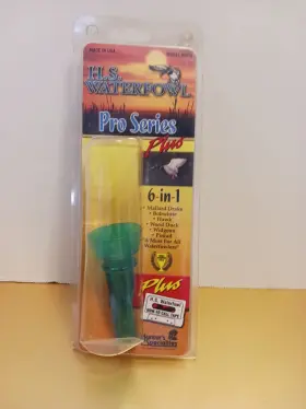 08056 Hunters Specialties New Waterfowl Pro Series 6-in-1 Call And Instructional Tape