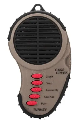 Hunters Specialties 890834000969 Cass Creek Ergo Electronic Call Attracts Turkeys Brow Plastic Camo - 969