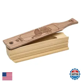 B0853dzns6 Hunters Specialties Strut Suzie Snood Wooden Turkey Box Call - Poplar/walnut
