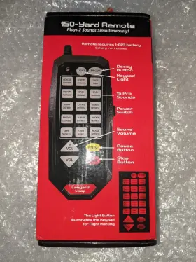 Icotec 850296004455 Furnado Predator Game Caller Decoy Combo Designed For Hunting Coyote Fox