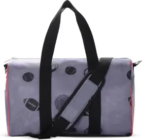 810-1589 Iscream 17 Inch X 11 Duffle Bag With Sturdy Nylon Exterior For Sports Graphic