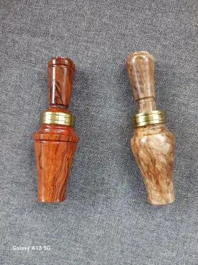 Sl15 J A Kolter Lot Of 2 Duck Calls Micarta Tone Board Sl15 J A Kolter Lot Of 2 Duck Calls Micarta Tone Board