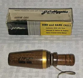 2186 Jc Higginns Vintage J.c Higgins Goose Call With Original Box Game Calls