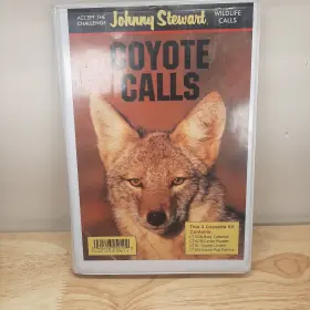 Johnny Stewart 042426250102 4 Pack Cassette Tapes Coyote Calls Untested