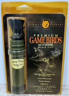 Johnny Stewart 042426420321 Vintage Gc-2 Premium Goose Call Mouth - Made In Usa New Johnny Stewart 042426420321 Vintage Gc-2 Premium Goose Call Mouth - Made In Usa New