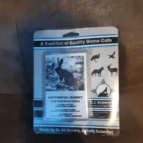 102c Johnny Stewart Vintage Cassette Cottontail Live Distress Calls D Ed Sceery In Original Package 102c Johnny Stewart Vintage Cassette Cottontail Live Distress Calls D Ed Sceery In Original Package