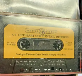 Ct-102d Johnny Stewart Nos Baby Cottontail Distress Premium Predator Game Calls Cassette