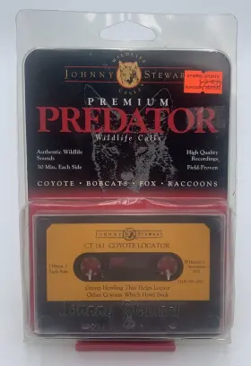 Ct-105b Johnny Stewart Predator Coyote Wildlife Calls Cassette Tape Rodent Distress 161
