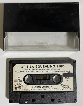 Johnny Stewart Ct-116a Vintage 1971 Inch Squealing Bird Call Cassette Predator Hunting