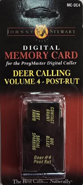 Mc-dc4 Johnny Stewart Deer Calling Volume 4 Preymaster Memory Card Pm-3 And Pm-4