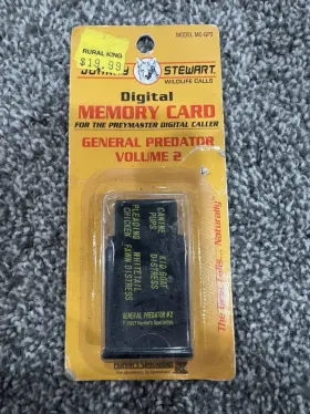 Mc-gp2 Johnny Stewart General Predator Volume 2 Preymaster Memory Card Pm-3 And Pm-4