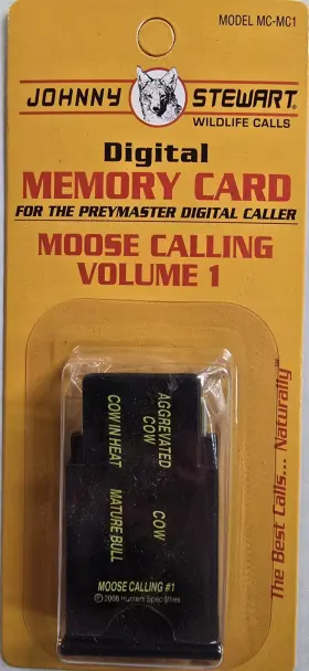 Mc-mc1 Johnny Stewart Moose Calling Volume 1 Preymaster Memory Card Pm-3 And Pm-4 Mc-mc1 Johnny Stewart Moose Calling Volume 1 Preymaster Memory Card Pm-3 And Pm-4