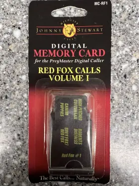 Mc-rf1 Johnny Stewart Red Fox Calls Vol. 1 Digital Memory Card And Fast Free Ship Mc-rf1 Johnny Stewart Red Fox Calls Vol. 1 Digital Memory Card And Fast Free Ship