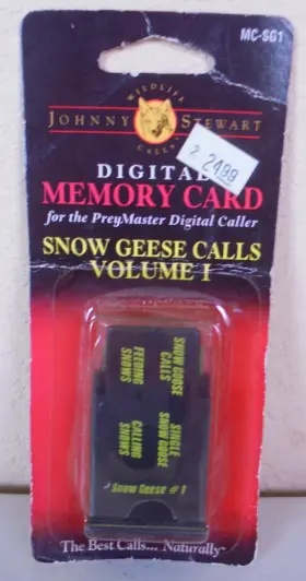 Mc-sg1 Johnny Stewart Snow Geese Calls Volume 1 Preymaster Memory Card