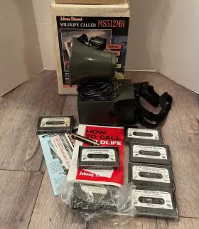 Ms512mr Johnny Stewart Mid-range Wildlife Caller 7 Audio Cassettes Original Box Ms512mr Johnny Stewart Mid-range Wildlife Caller 7 Audio Cassettes Original Box