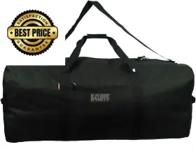 43201-13345 K-cliffs Heavy Duty Cargo Duffel Large Sport Gear Drum Set 36 Inch X 17 Black