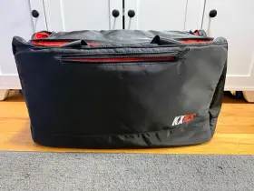 Kicks Kase 195893651405 Kxks Premium Sneaker Bag And Travel Duffel Black/red - Used Kicks Kase 195893651405 Kxks Premium Sneaker Bag And Travel Duffel Black/red - Used