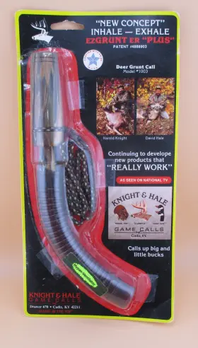 Knight & Hale 049443100304 And Ezgrunt Er Inch Plus - Deer Grunt Call #1003 New In Package -usa Knight & Hale 049443100304 And Ezgrunt Er Inch Plus - Deer Grunt Call #1003 New In Package -usa