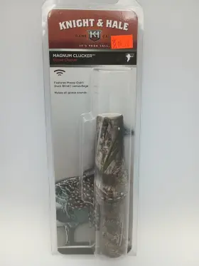 Knight & Hale 049443218009 And Magnum Clucker Goose Call Mossy Oak Duck Blind Camouflage