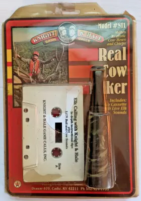Knight & Hale 049443811002 Vintage Elk Call And 811 With Cassette Nos Cow Talker Mews Chirps Knight & Hale 049443811002 Vintage Elk Call And 811 With Cassette Nos Cow Talker Mews Chirps
