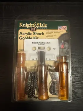 Kh168-ac Knight & Hale 049443938204 And Acrylic Shock Gobble Kit Model Kh168-ac Knight & Hale 049443938204 And Acrylic Shock Gobble Kit Model