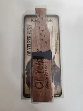 Knight & Hale 049443939805 Vintage And Olft Yelper Wooden Turkey Call Walnut Box Knight & Hale 049443939805 Vintage And Olft Yelper Wooden Turkey Call Walnut Box