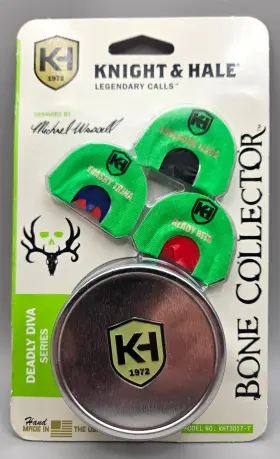 Knight & Hale 049443947848 And Deadly Diva Series 3 Pack Turkey Diaphragm Mouth Calls Knight & Hale 049443947848 And Deadly Diva Series 3 Pack Turkey Diaphragm Mouth Calls