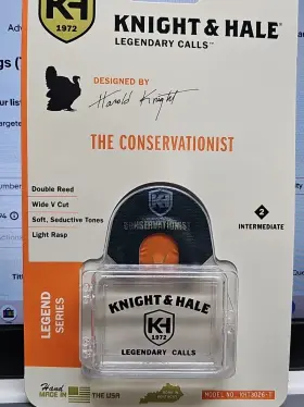 Knight & Hale 049443947930 And The Conservationist Reed Mouth Turkey Call With Case