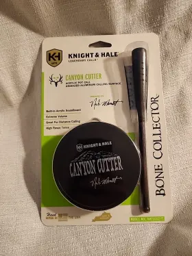 1k60179-16 Knight & Hale And Canyon Cutter Turkey Pot Call Aluminum Bone Collector 1k60179-16 Knight & Hale And Canyon Cutter Turkey Pot Call Aluminum Bone Collector