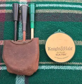 312426 Knight & Hale And Olft Yeller Slatek Ultimate Series Turkey Slate Call Leather Case