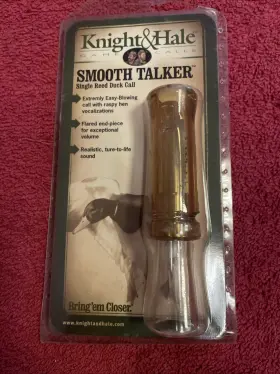 Kh319 Knight & Hale New And Smooth Talker Duck Call Single Reed Waterfowl Vintage